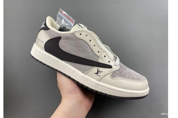 Rep EP LOW TRAVIS  SCOTT SP JORDAN 1  LX1988-100 OG LX1988-100 RETRO 0406